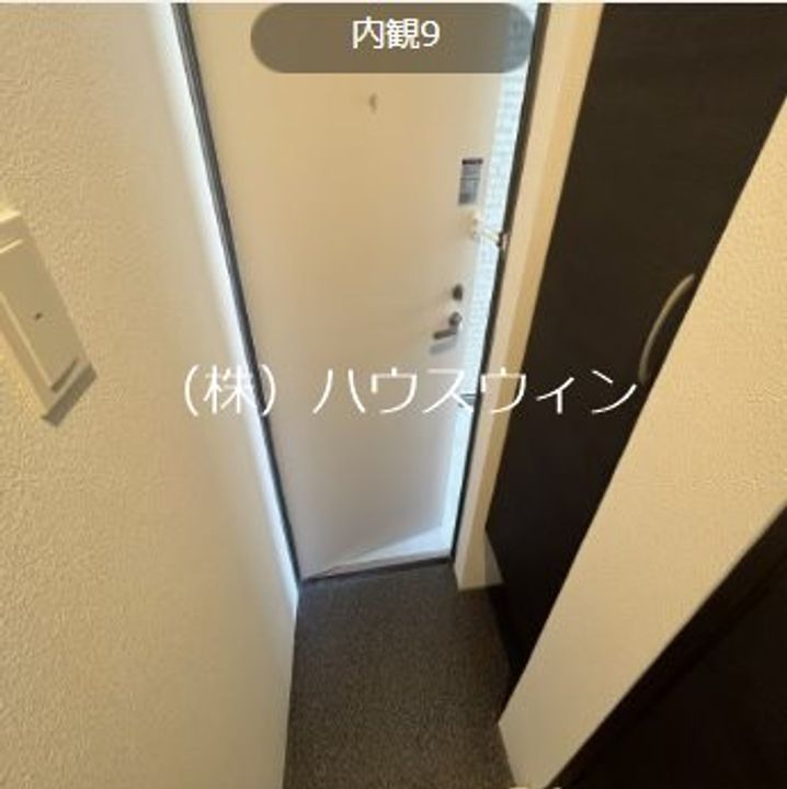 埼玉県春日部市上蛭田(アパート)の賃貸物件の玄関