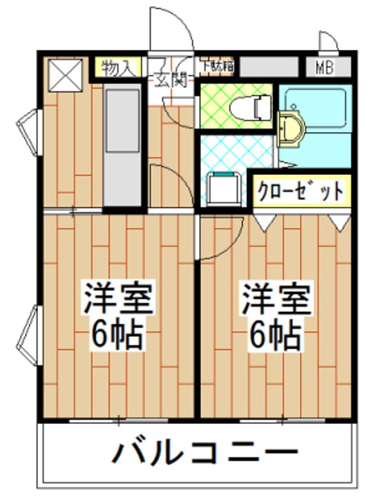 ピュアドーム天神アクロスの間取り
