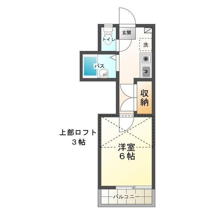 シェルシュAの間取り