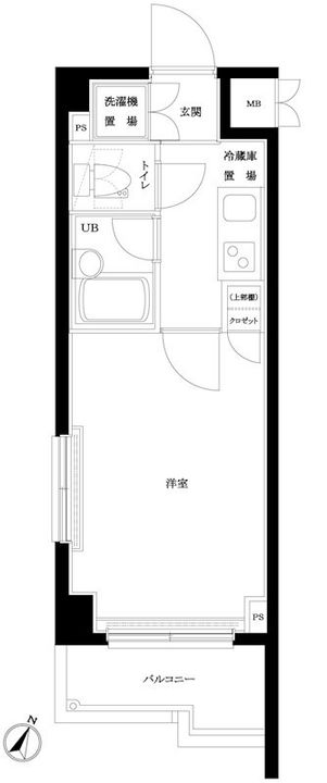 ルーブル西馬込弐番館の間取り