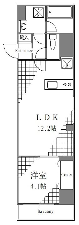 アール・デコ蔵前の間取り