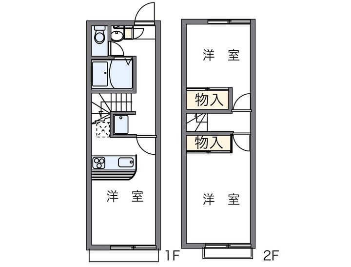 レオパレスシャルマンIIの間取り