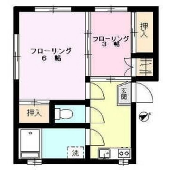勝又ビル第2の間取り