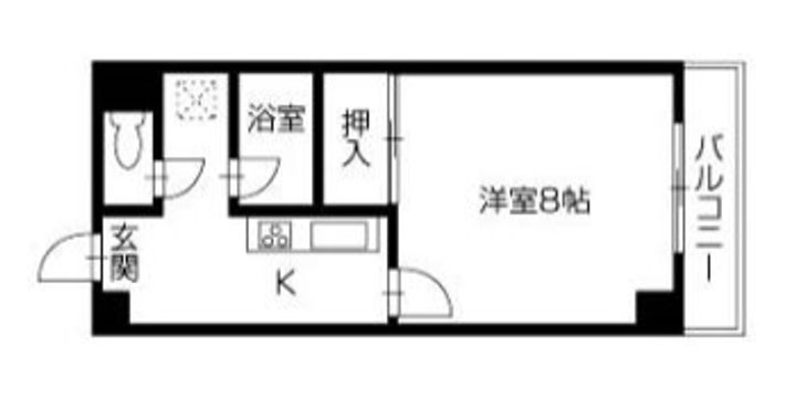 徳島県徳島市庄町4(マンション)の賃貸物件の間取り