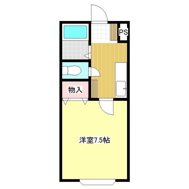 シティプラザ花巻F棟の間取り