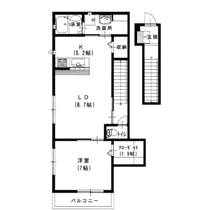 ルネス吉岡39号地の間取り