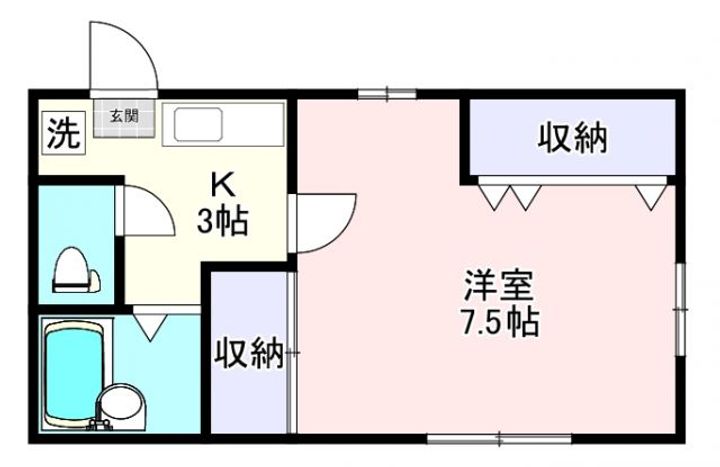 フローラルメイトの間取り