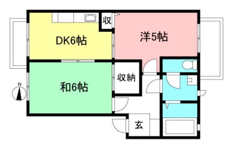 ベラカーサ白糸台の間取り
