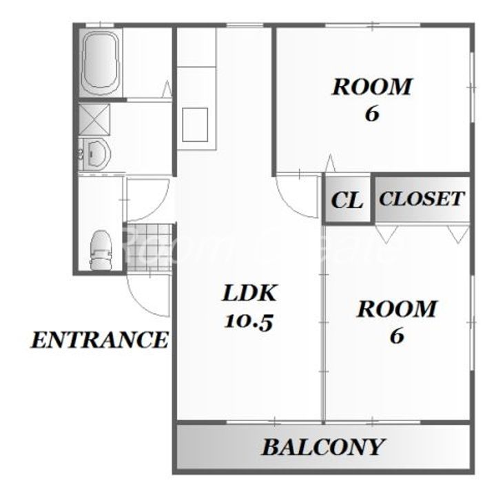 徳島県板野郡藍住町奥野字矢上前(アパート)の賃貸物件の間取り