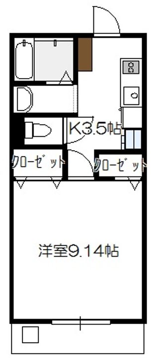 サザン27前川ビルの間取り