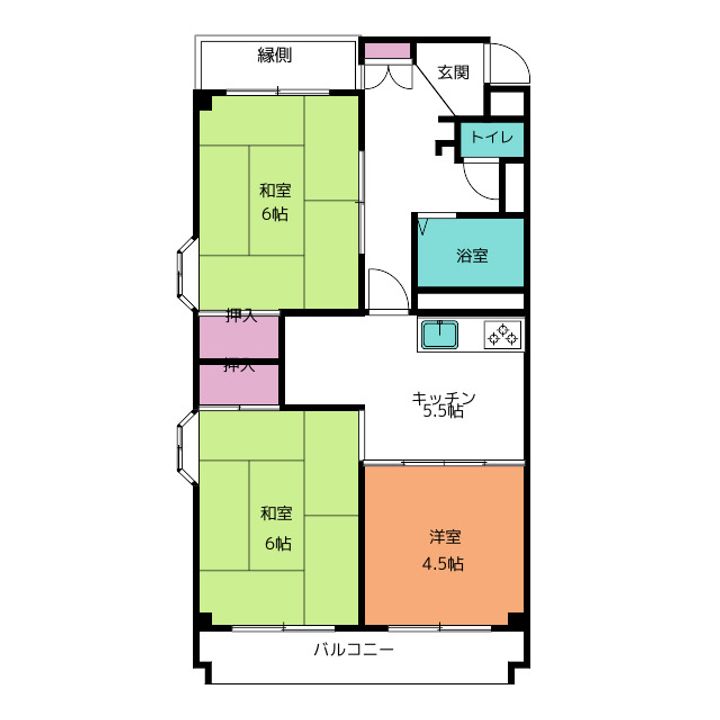 エクセレント丸太の間取り