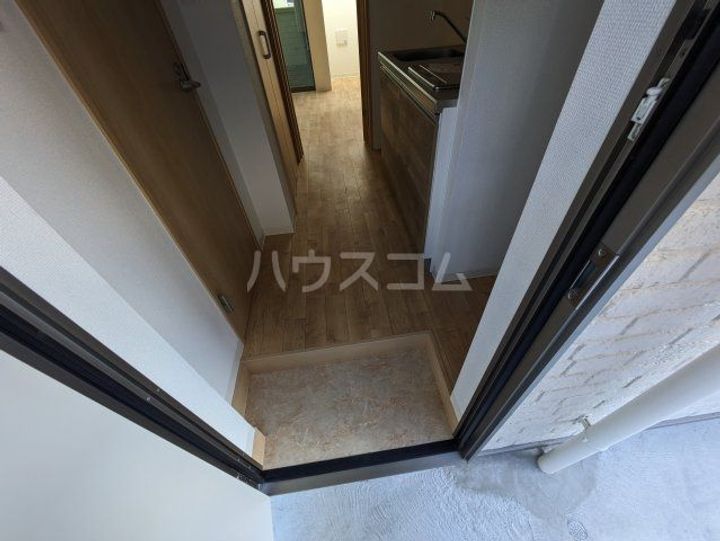 ラパン大久保の玄関