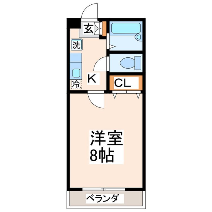 コーポアルメリアの間取り