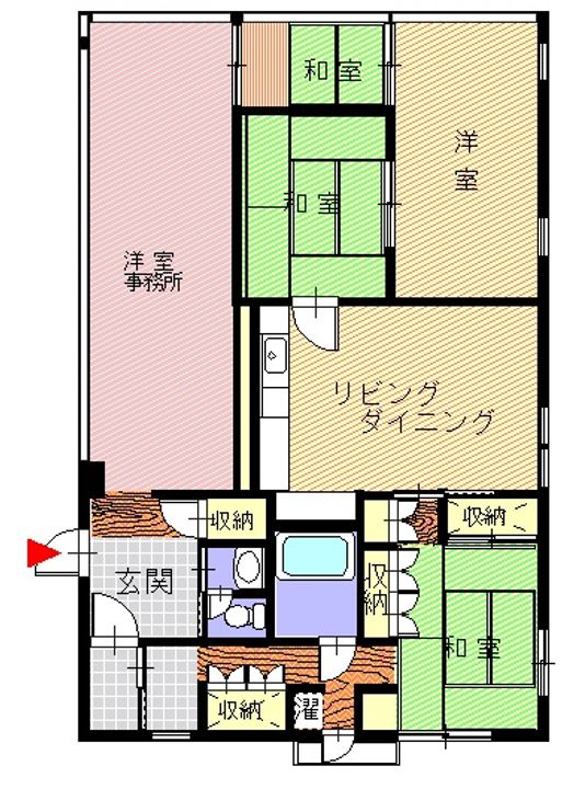 白洋ビルの間取り