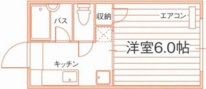 コーポプチIの間取り