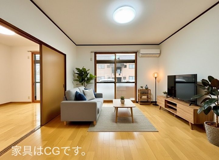 コーポヤマモト Aの居間