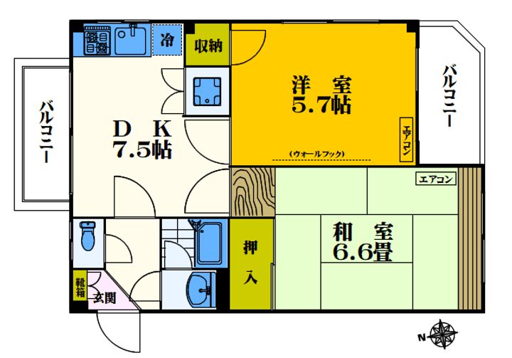 グレースYの間取り