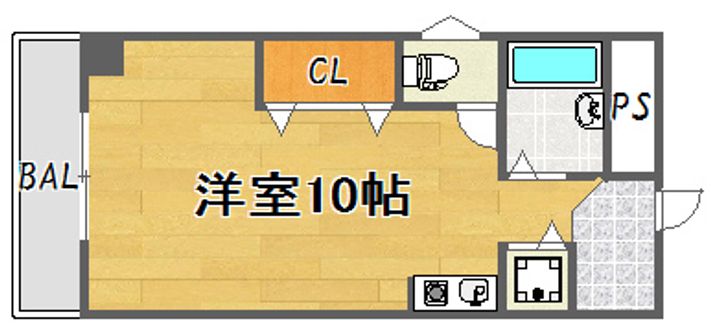 プレジデント武庫之荘の間取り