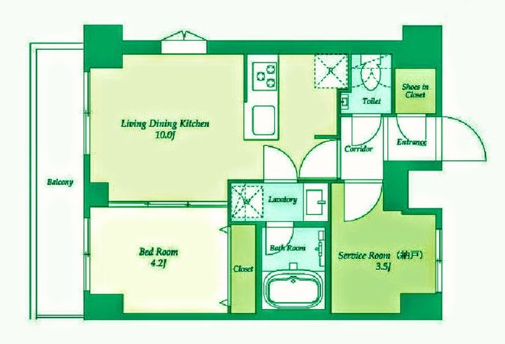 オーガスタレジデンス大森の間取り