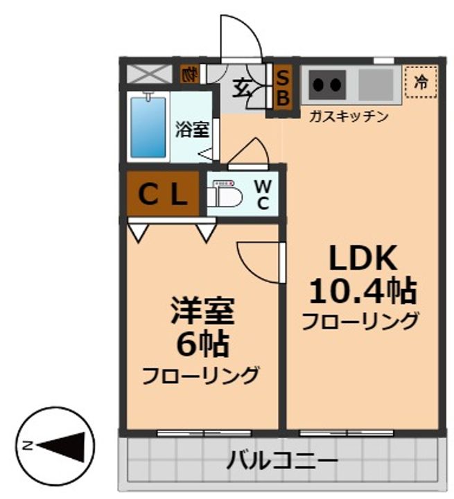 カーサ・ヒビヤの間取り