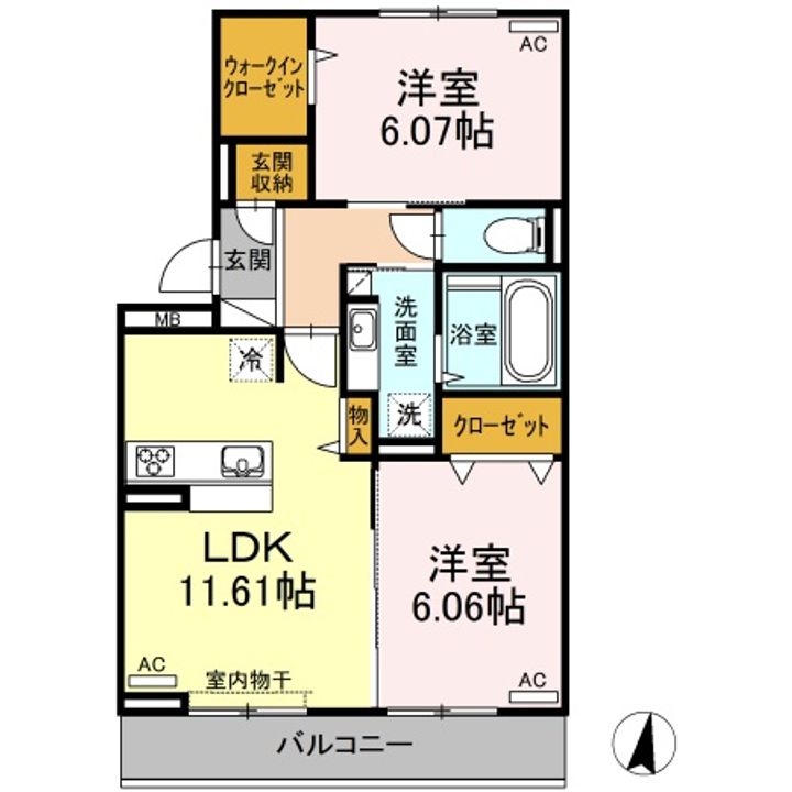 シャノワールの間取り