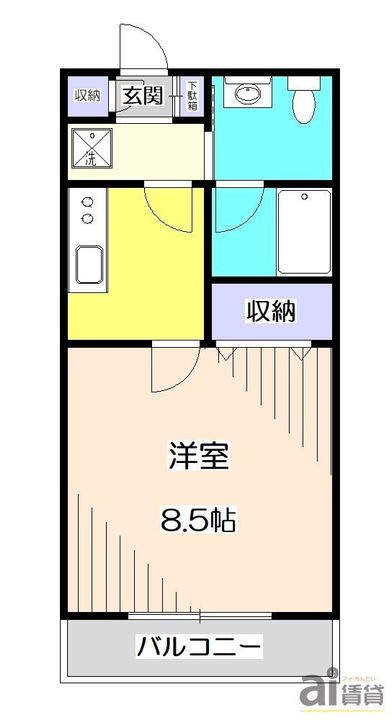 東京都練馬区石神井町8(マンション)の賃貸物件の間取り
