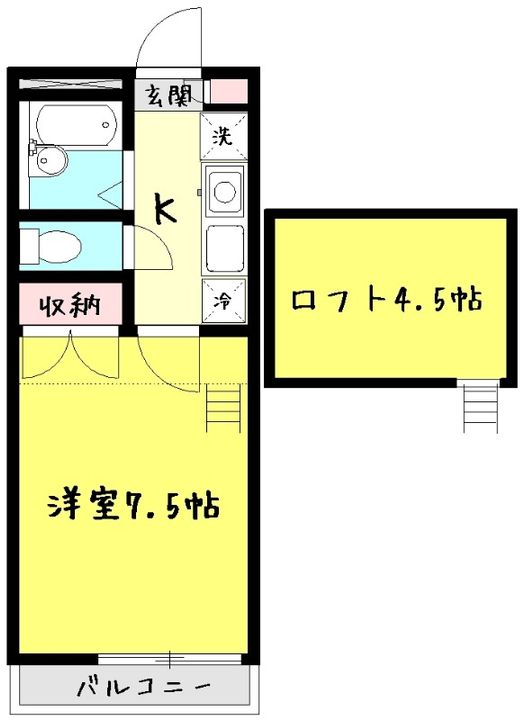 ルーチェブレス赤塚の間取り