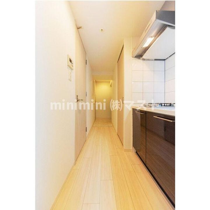 エスリード靱公園の玄関