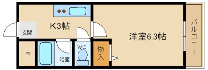 プリミエール白鷺の間取り