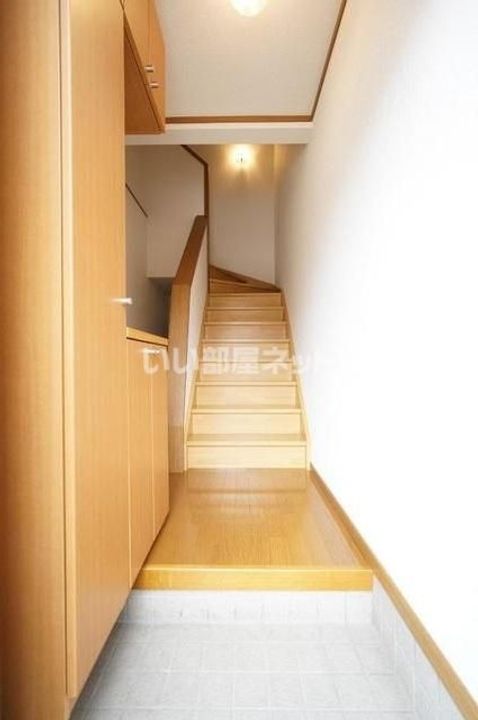 福島県白河市大鹿島前(アパート)の賃貸物件の玄関