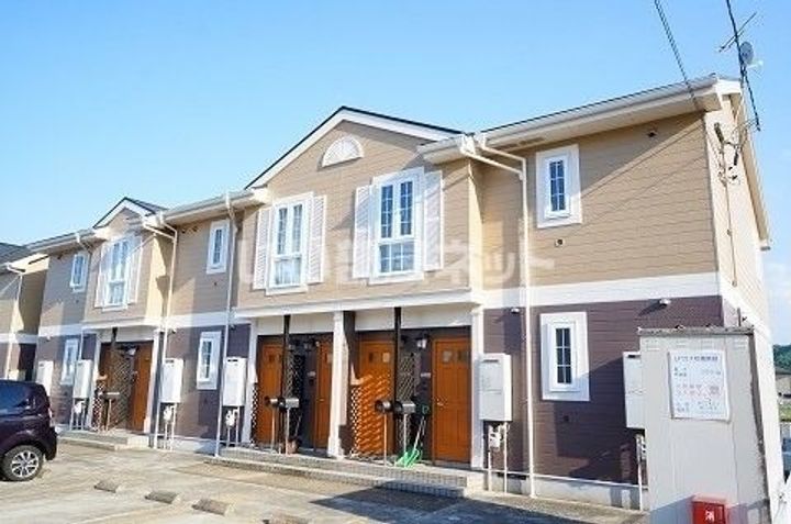 福島県白河市大鹿島前(アパート)の賃貸物件の外観