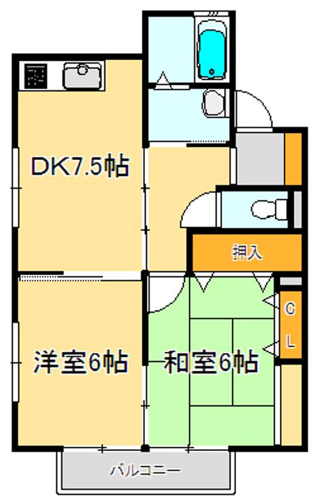 サンハイツIIの間取り