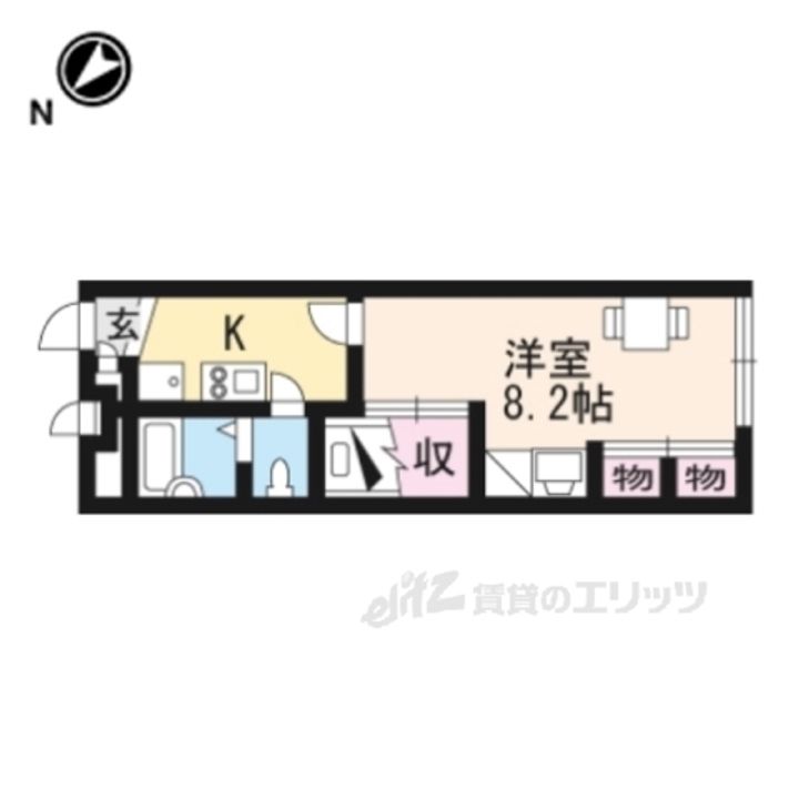 レオパレス清崎の間取り