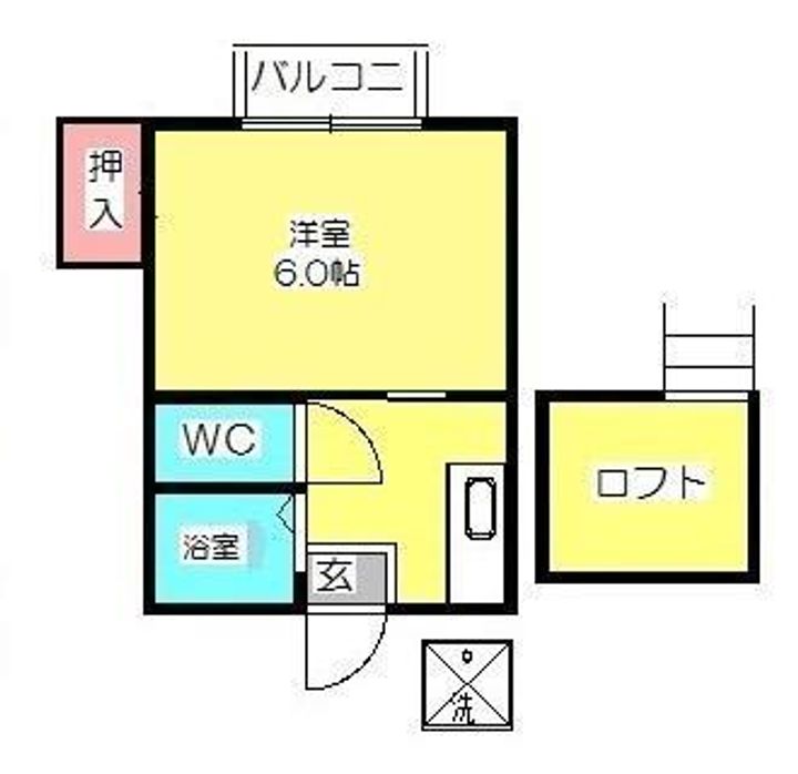 アートイン  ライトグリーンハウスの間取り