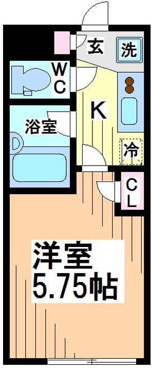 東京都杉並区方南1(アパート)の賃貸物件の間取り