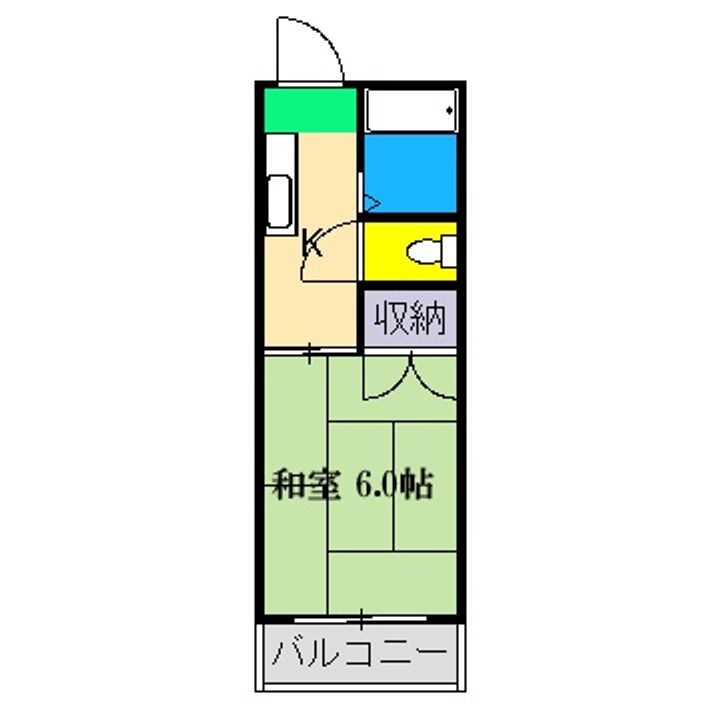 コーポ青雲の間取り