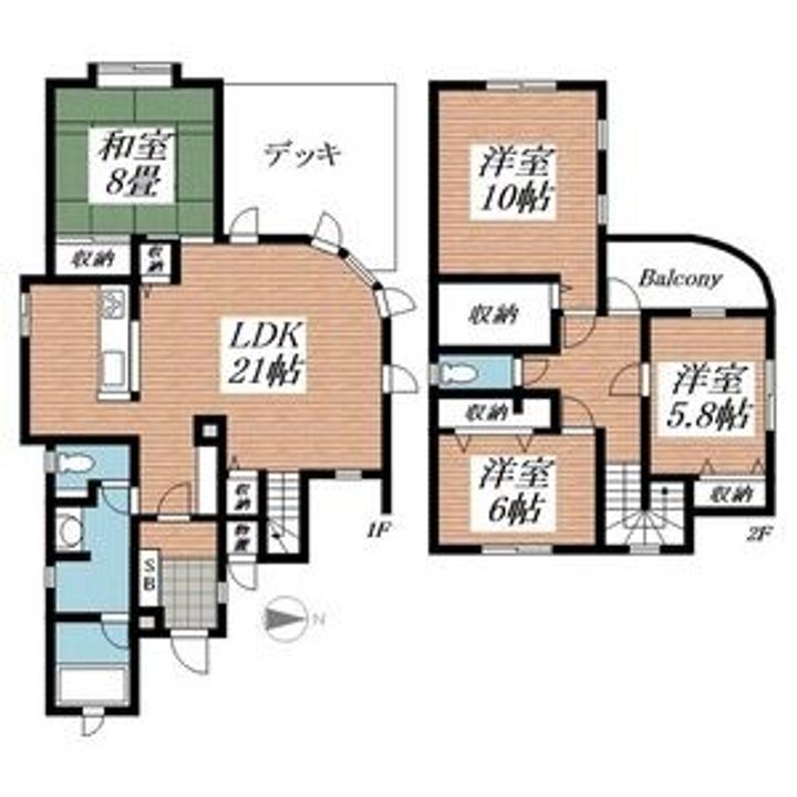 北海道札幌市北区北二十四条西16(一戸建)の賃貸物件の間取り