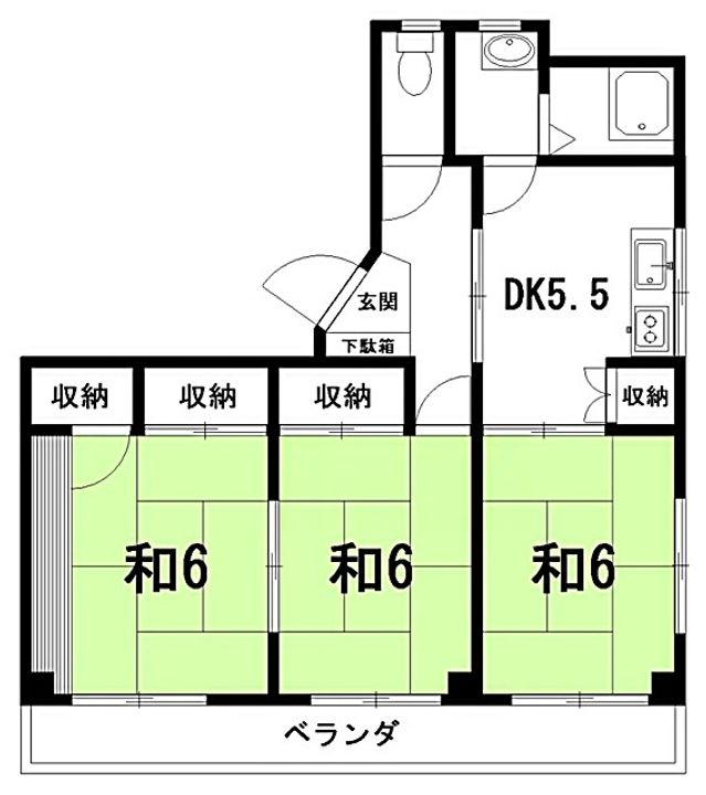 グランフォートみまやビルの間取り