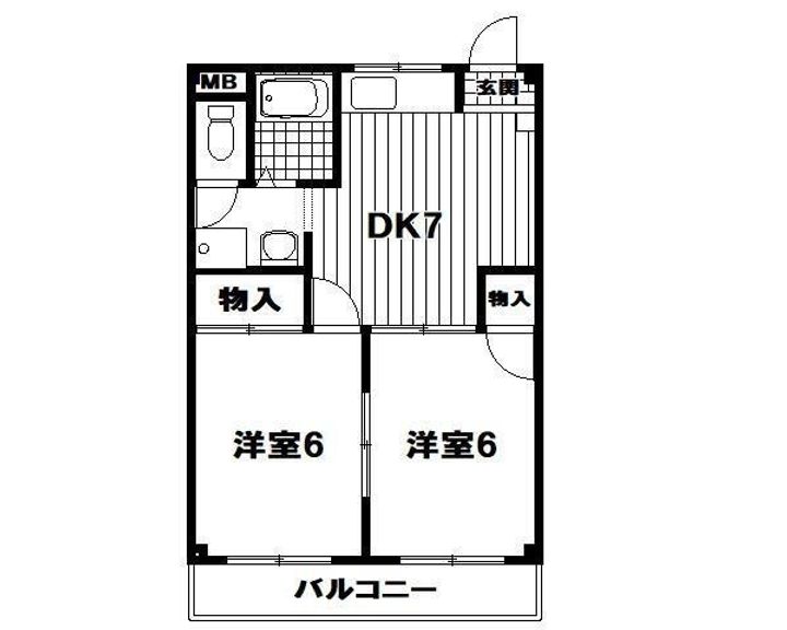 レヂデンス沖山の間取り