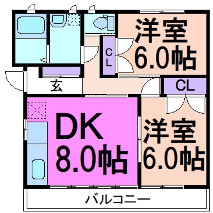 レジデンス大森 C棟の間取り