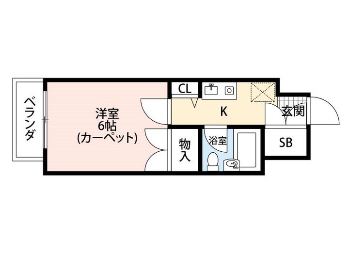 福島県福島市北五老内町(マンション)の賃貸物件の間取り