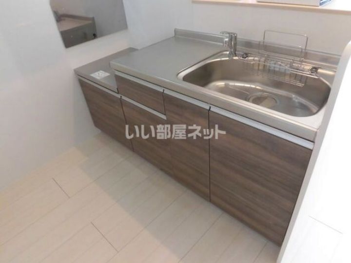 福島県郡山市安積町笹川字狐塚(アパート)の賃貸物件のキッチン