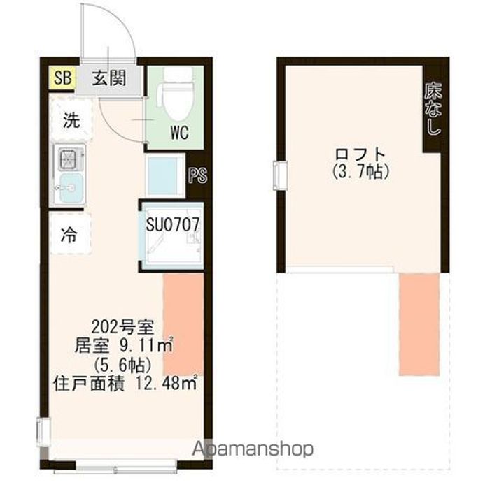 ハーモニーテラス中台の間取り