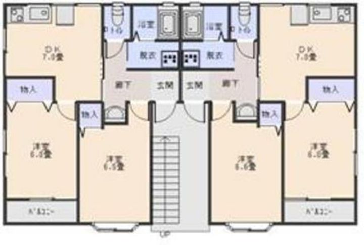 フォレスト北山Bの間取り