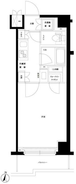 ルーブル南馬込伍番館の間取り