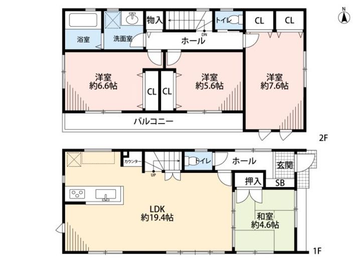 東京都練馬区谷原5(一戸建)の賃貸物件の間取り