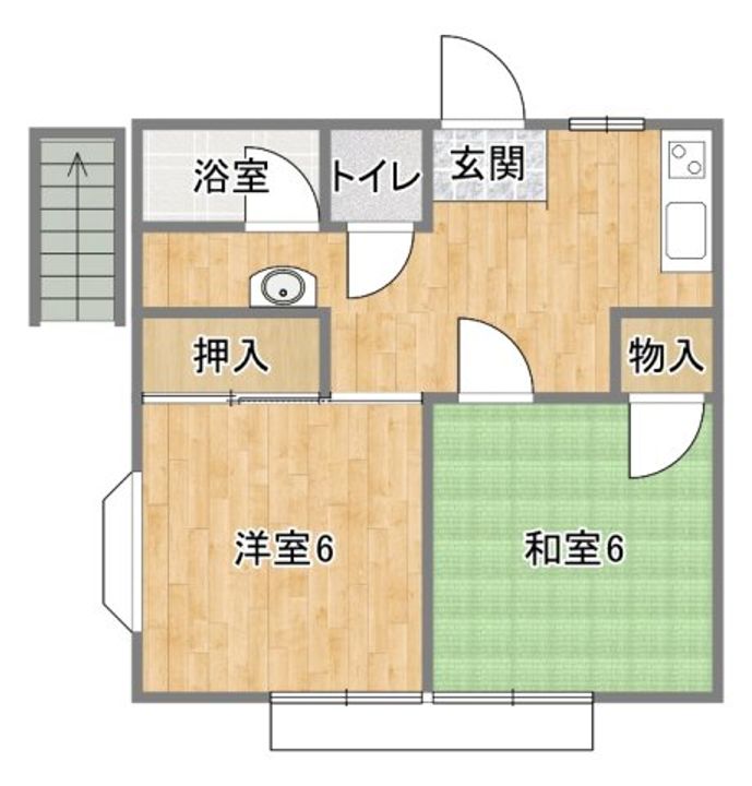 ゆうハイツIIの間取り