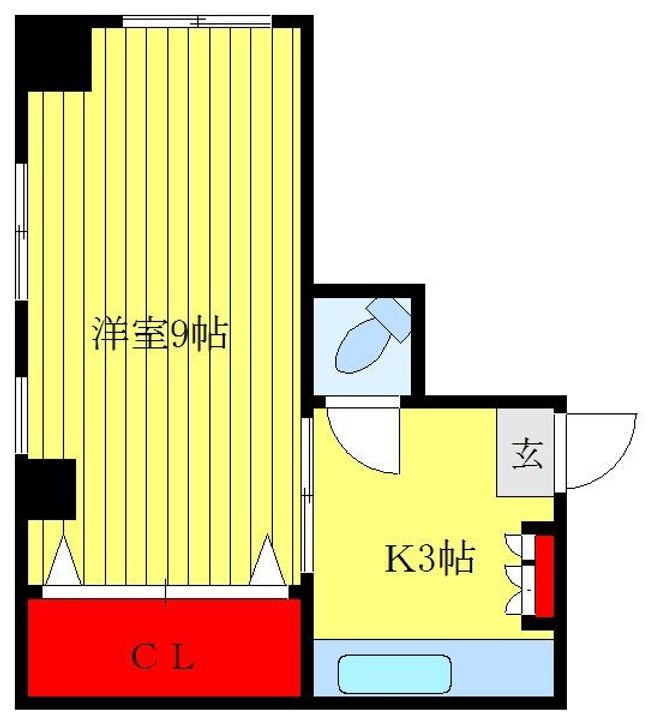 東京都板橋区氷川町(マンション)の賃貸物件の間取り