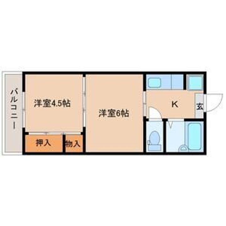 平和マンション上杉の間取り