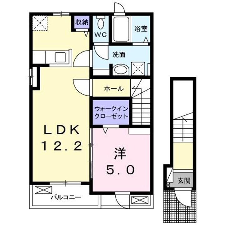 ハピネスの間取り